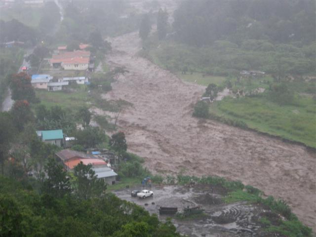 Flooding in South Boquete